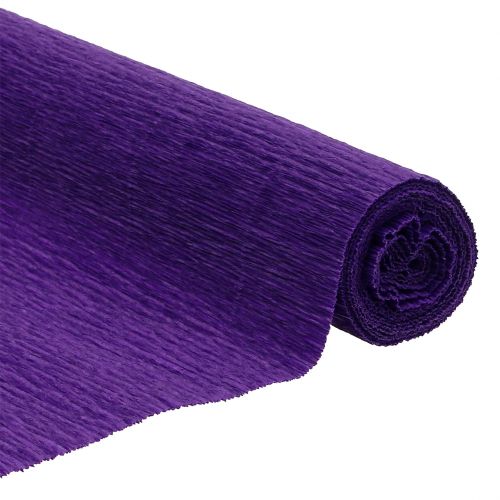 Kukkakaupan kreppipaperi tumman violetti 50x250cm