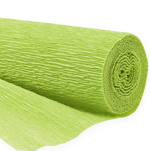 Kukkakaupan kreppipaperi Toukokuun vihreä 50x250cm