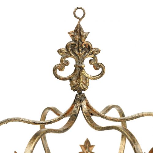 Floristik24 Kruunu kulta antiikki Ø17,5cm K22,5cm