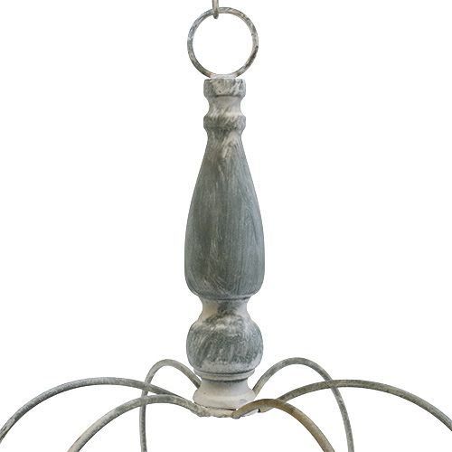 Floristik24 Kruunu roikkumaan harmaana Ø30cm K45.5cm