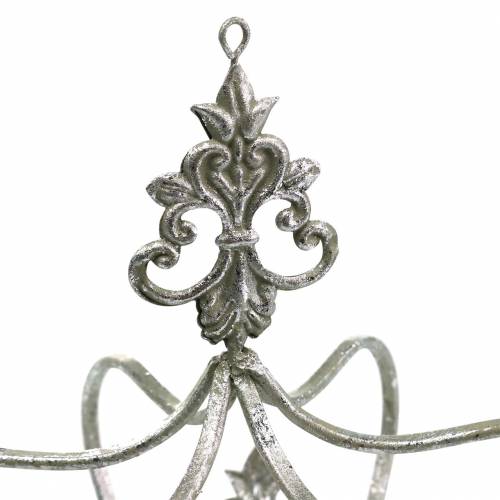 Floristik24 Deco Crown Hopea Metalli Ø17,3cm K22,5cm