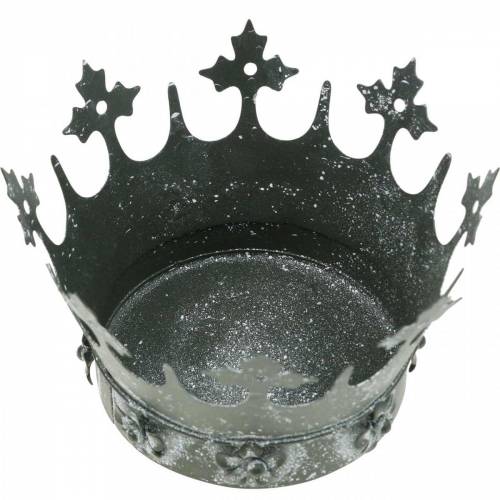 Floristik24 Pöytäkoristeet, koristekruunu, kukkametallilyhty, istutuspöytä, metallikoristeet