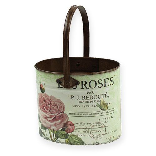 Floristik24 Koristeellinen tynnyrisetti kahvalla, ruusukuvio 3kpl