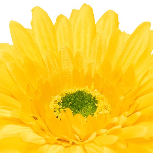 Keinotekoiset Gerbera-kukat, Aurinkokeltaiset, Puutarhakukka, 47 cm, 6 kpl | Floristik24.fi