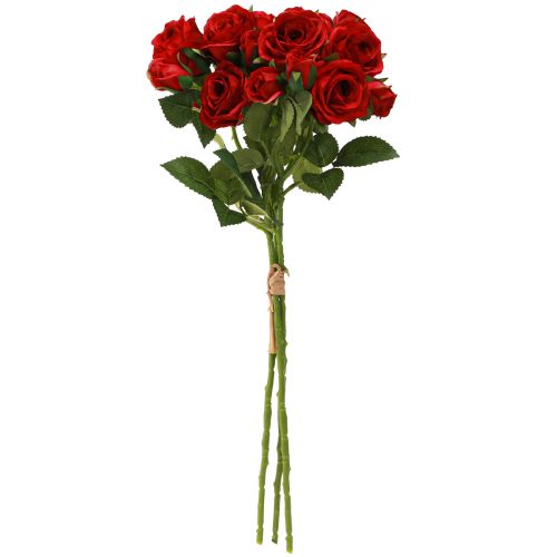 kohteita Keinotekoiset koristeruusut Kirkkaanpunaiset Ø4cm L45cm 3 kpl