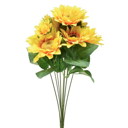 Floristik24 Keinotekoinen auringonkukkakimppu Pick Yellow 45cm