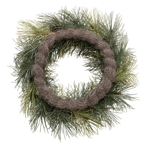 Keinotekoinen männynoksaseppele käpyillä 60 cm | Floristik24.fi