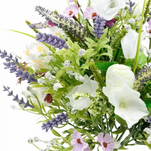 Floristik24 Keinotekoinen kimppu, pöytäkoristeita, silkkikukkia, kevätkimppu värikäs