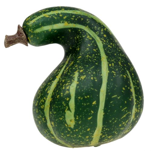 Floristik24 Keinotekoinen koristekurpitsa tummanvihreä 11cm 6 kpl