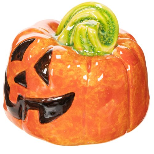 Koristeellinen keraaminen kurpitsahahmo syksyyn ja halloweeniin, 8 cm | Floristik24.fi