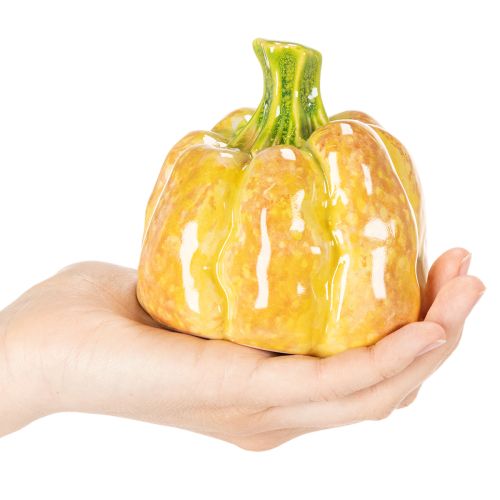 Kurpitsahahmo syksyiseen pöytäkoristeeksi, syksyn sisustus, 10 cm, 2 kpl | Floristik24.fi