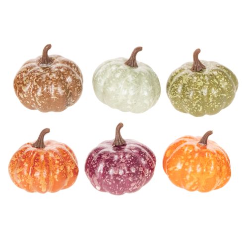 Minikurpitsakoristesetti, syksy- ja halloweenkoristeet, eri värejä, 4 cm, 24 palaa