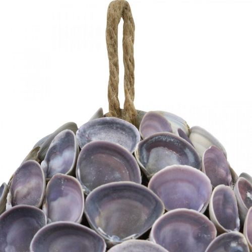 kohteita Kuoripallo Merikoristelu kuorilla Deco pallo violetti Ø12cm