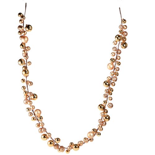 kohteita Kultainen palloköynnös jouluksi 160 cm juhlakoriste