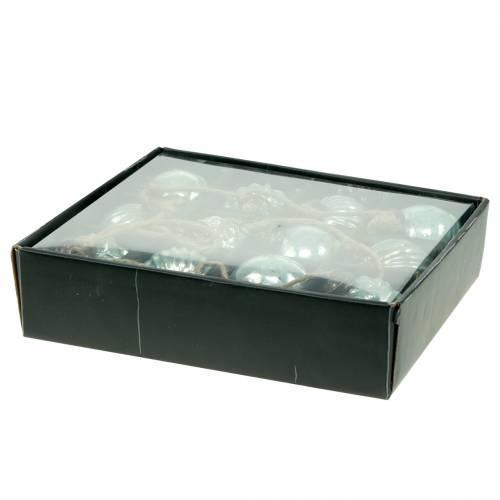 Floristik24 Joulukoristeen seppele Joulukuusipallot vaaleansiniset 120cm