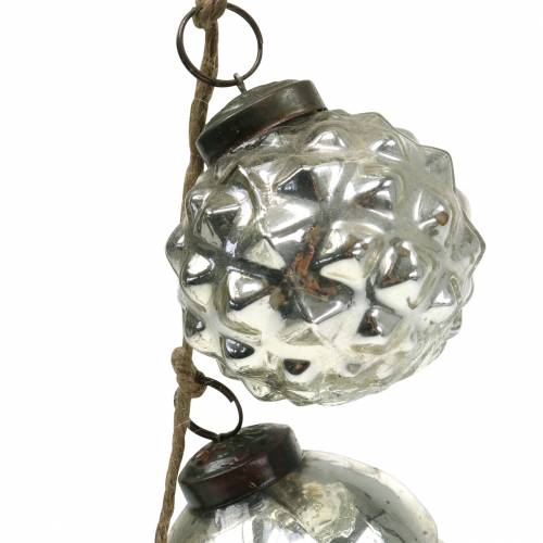 Floristik24 Joulukoristeiden seppele Joulupalat samppanjaa 120cm