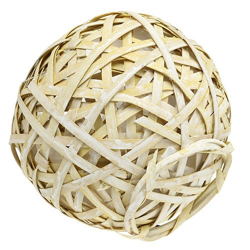 Floristik24 Palloastia sirullista keltaista Ø23cm H19cm