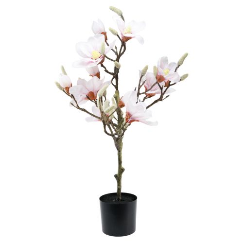 Tekokukka magnolia keinotekoinen magnoliapuu pinkki 74cm