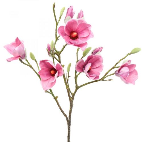 kohteita Magnolian tekokukkaoksa, magnolian pinkki pinkki 92cm