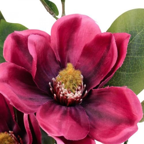 kohteita Tekokukka magnoliaoksa, magnolia keinopinkki 65cm 3kpl