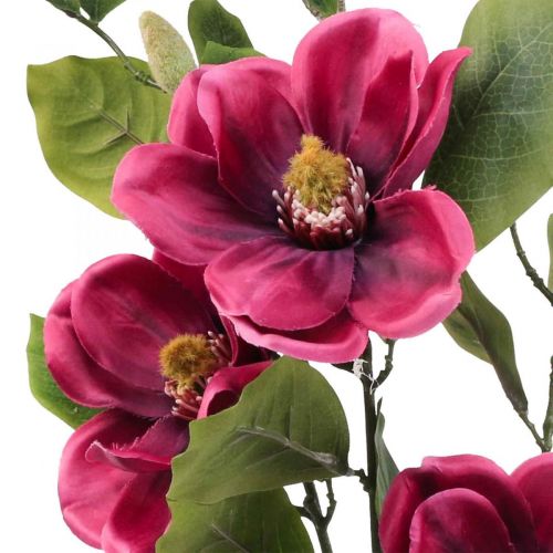 Floristik24 Tekokukka magnoliaoksa, magnolia keinopinkki 65cm 3kpl