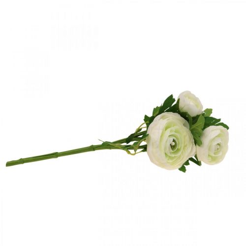 kohteita Tekokukat Ranunculus tekopuutarhan kukat valkoiset 34cm