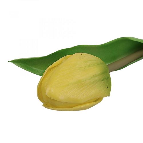 kohteita Tekokukka Tulppaani Keltainen Real Touch Kevätkukka H21cm