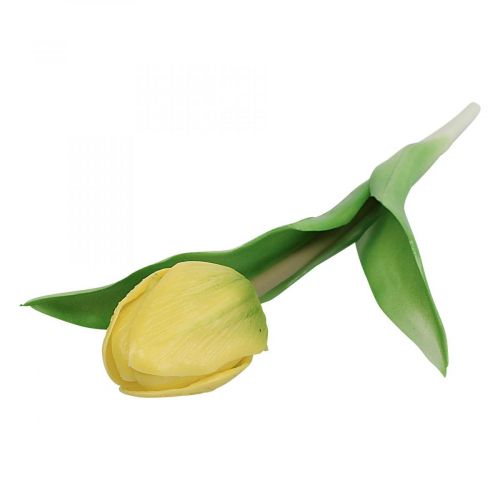 kohteita Tekokukka Tulppaani Keltainen Real Touch Kevätkukka H21cm