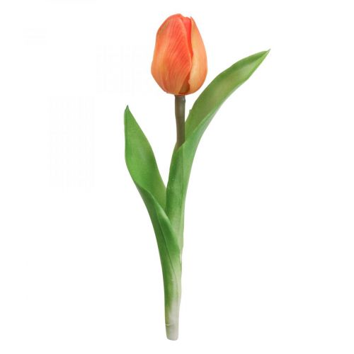 kohteita Tekokukka Tulip Orange Real Touch kevätkukka K21cm