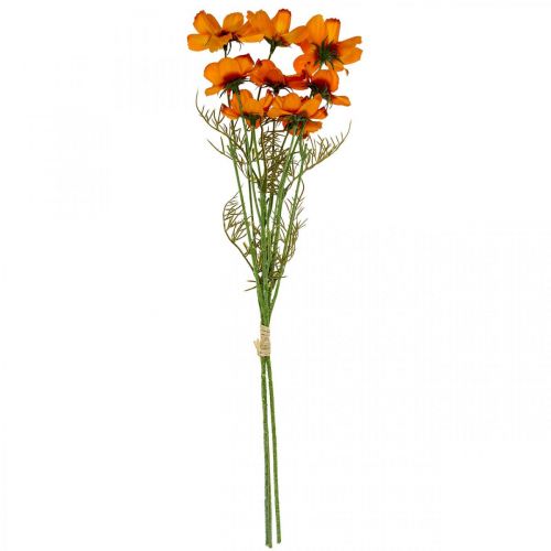 kohteita Tekokukat Cosmea Oranssi korukori H51cm 3 kpl