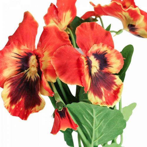 Floristik24 Tekokukat, silkkikukat, orvokkioranssi 29cm