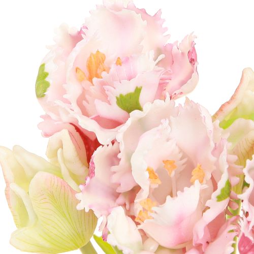 kohteita Tekokukkakimppu 5 papukaija tulppaanit Tekotulppaanit 40cm