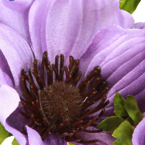 kohteita Tekokukkakimppu Anemone Windflower Blue Purple L28cm