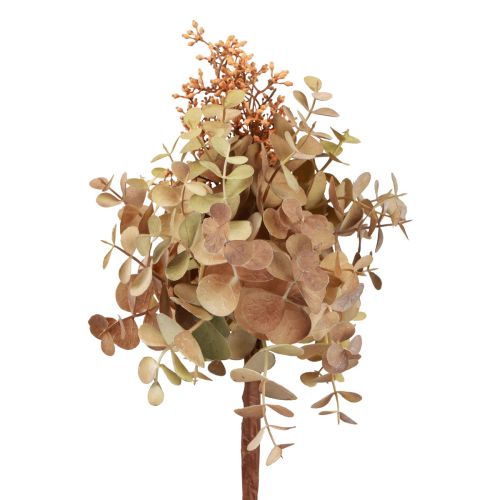 Keinotekoinen eukalyptuskimppu, tekokukat koristelu silmuilla 30cm