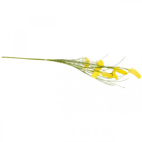 Floristik24 Kimppu keltaisia tekokukkia, unikot ja ranunculus nippuna, silkkikukkia, kevätkoristeita L45cm