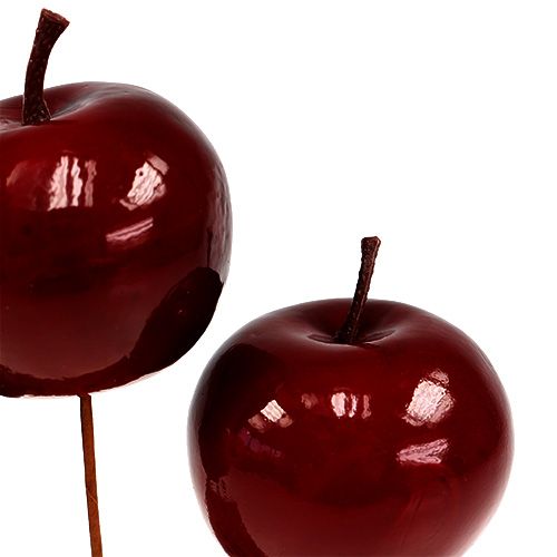 kohteita Keinotekoinen hedelmäomena maalattu punaiseksi Ø5,5cm 12kpl