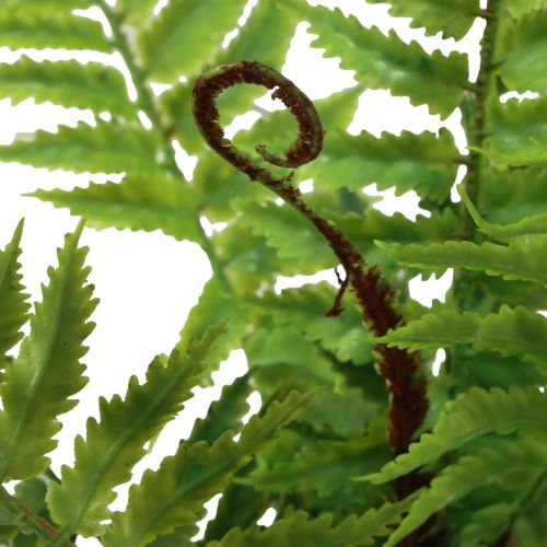 kohteita Keinotekoinen kasvi Keinotekoinen saniainen Koristeellinen saniainen Lehdet Vihreät 40,5cm