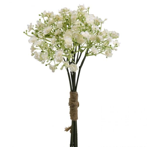 Floristik24 Gypsophila tekokukat kipsiyrtti valkoinen L30cm 6 kpl nipussa