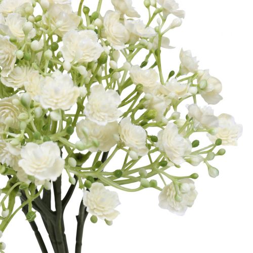 Floristik24 Gypsophila tekokukat kipsiyrtti valkoinen L30cm 6 kpl nipussa