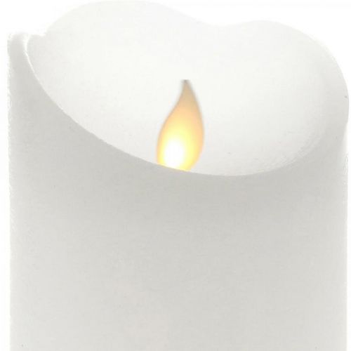 kohteita LED kynttilän vaha pylväs kynttilä lämmin valkoinen Ø7,5cm K12,5cm