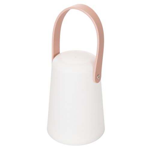 Kahvallinen LED-valaisin, kannettava ulko- ja sisäkäyttöön, 22 cm, 3 kpl | Floristik24.fi