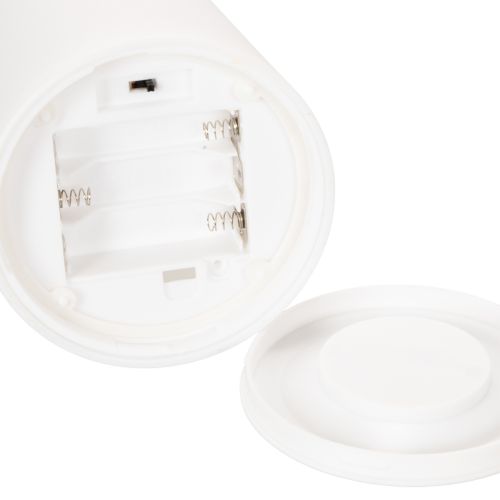 Kahvallinen LED-valaisin, kannettava ulko- ja sisäkäyttöön, 22 cm, 3 kpl | Floristik24.fi