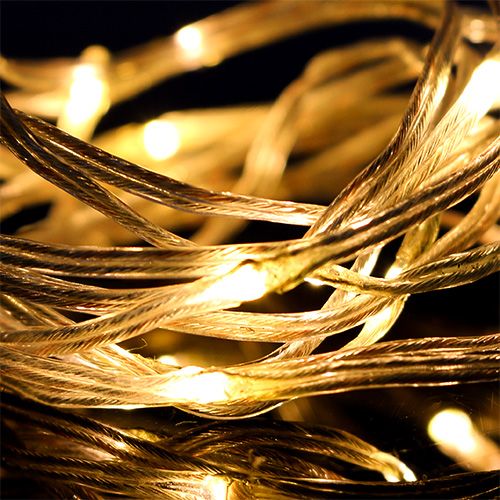 kohteita LED valoketju 20 sisätiloissa 2m lämmin valkoinen ajastin paristokäyttöinen