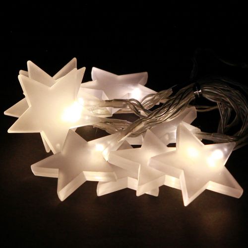 kohteita LED-keiju valaisee tähtiä ajastimella 10 LED lämmin valkoinen 90cm