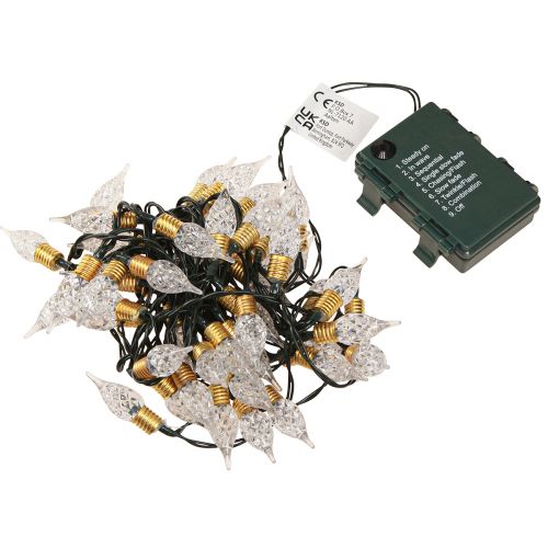 kohteita LED-keijuvalot ajastimen akulla sisällä 50 LED 490cm
