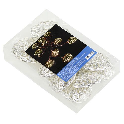 Floristik24 LED-valoketju sydämen muotoinen lämmin / valkoinen 160cm