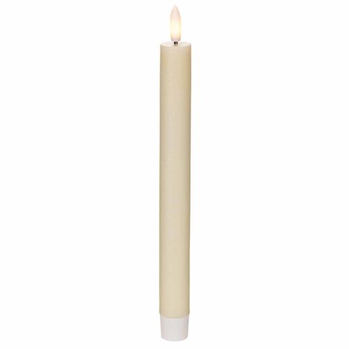 LED-kartiokynttilä, valkoinen,