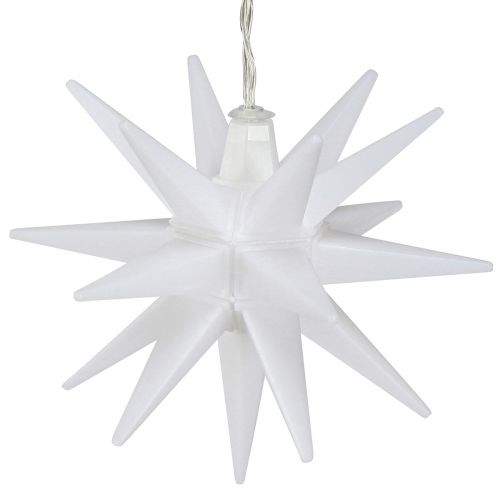 Floristik24 LED-tähti ulkopuolella valkoinen valo tähti akku Ø12cm K66cm