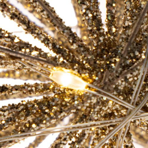 LED-koristeellinen tähti, langasta ripustettavaksi, 20 LEDiä, lämmin valkoinen, sisäkäyttöön, 22 cm | Floristik24.fi