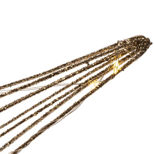 Koristeellinen LED-tähti, valmistettu langasta ripustettavaksi, sisäkäyttöön, 32 cm | Floristik24.fi